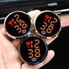 46mm Car Mini Luminous Car Clock Automobiles Internal Stick-On Watch Mechanics Quartz Clocks Auto Ornament Digital Clock