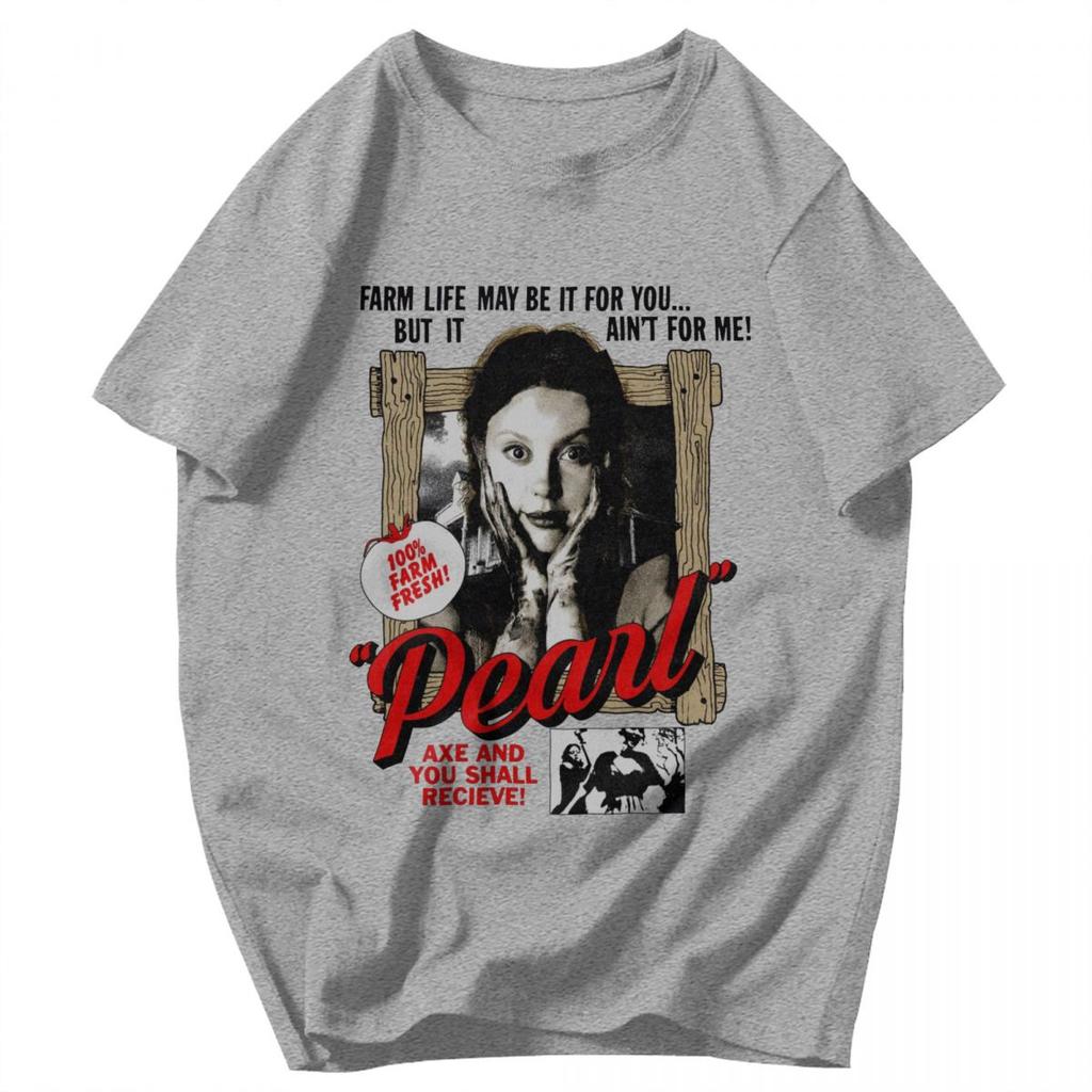 Men T Shirt 2025 Pearl Horror Movie Gifts Y2K Graphic Short Sleeve Unisex Clothing T Shirts