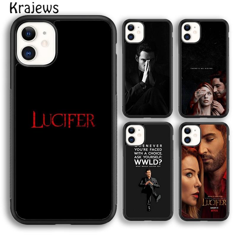 Krajews American TV Lucifer soft Phone Case Cover For iPhone 17 Air 16 15 14 plus 12 13 pro max coque Fundas