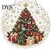 Faux Pearl Art Kits for Adults Christmas Ornament DIY Kit, Hanging Angel Santa Suncatcher, 3D Window Sparkling Sun Catcher Craft Kit Adults,