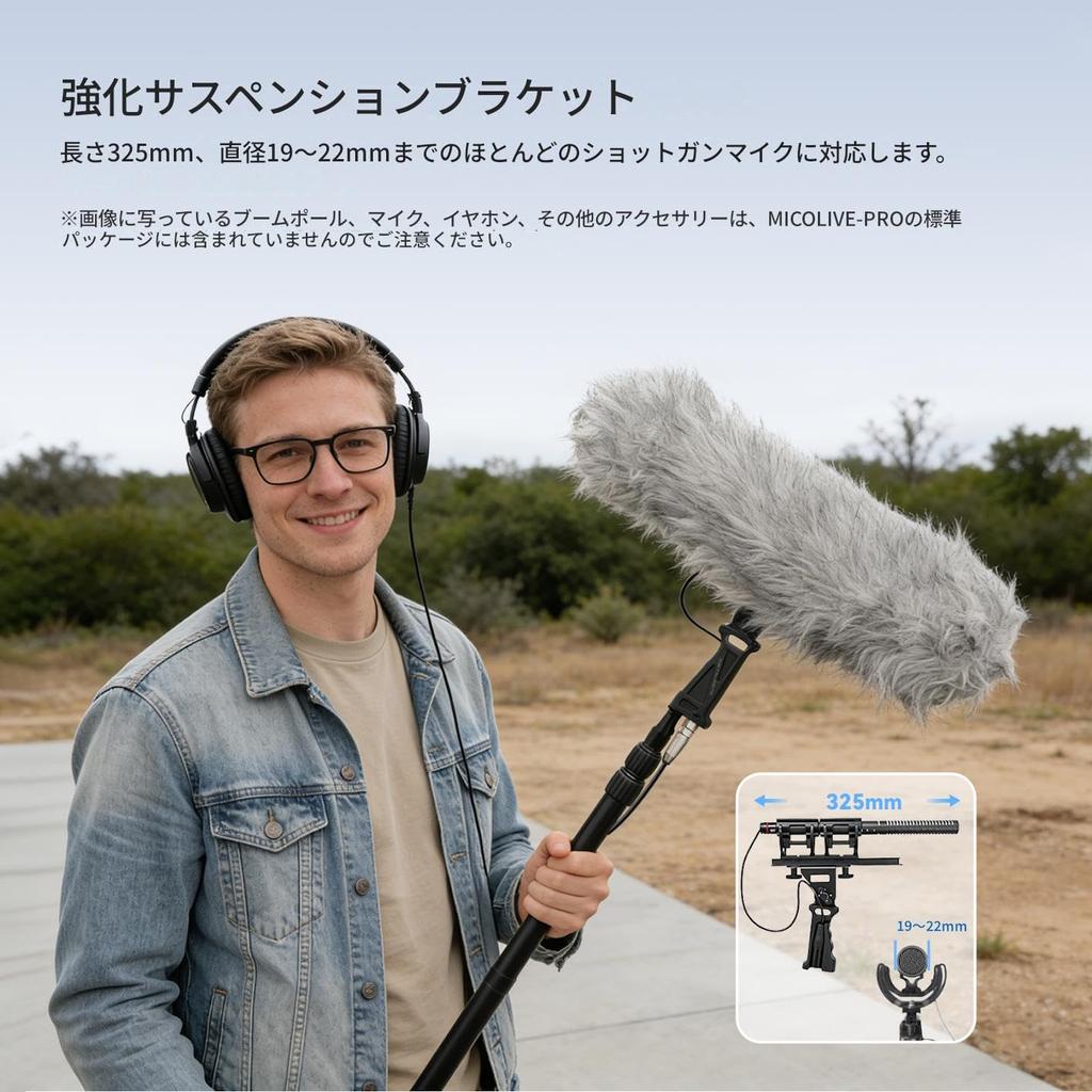 DF DIGITALFOTO Micolive PRO Microphone Windshield Wind Screen Protective Cage Lightweight Acoustic Transparency For Rode NTG Series MKE 600 Shotgun