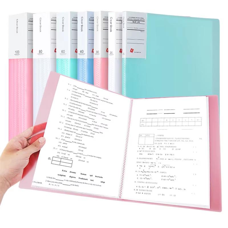 A4 Semi Transparent PP Brochure, Multiple Page Sizes To Choose From, Classified Insert Folder, Conference Document Organization,