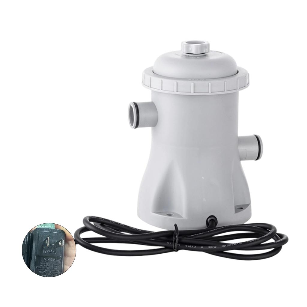 ABS Swimming Pool Filtration Pump 330GPH High Efficiency Low Energy Filter Pump Set Easy Installation for Home Pools