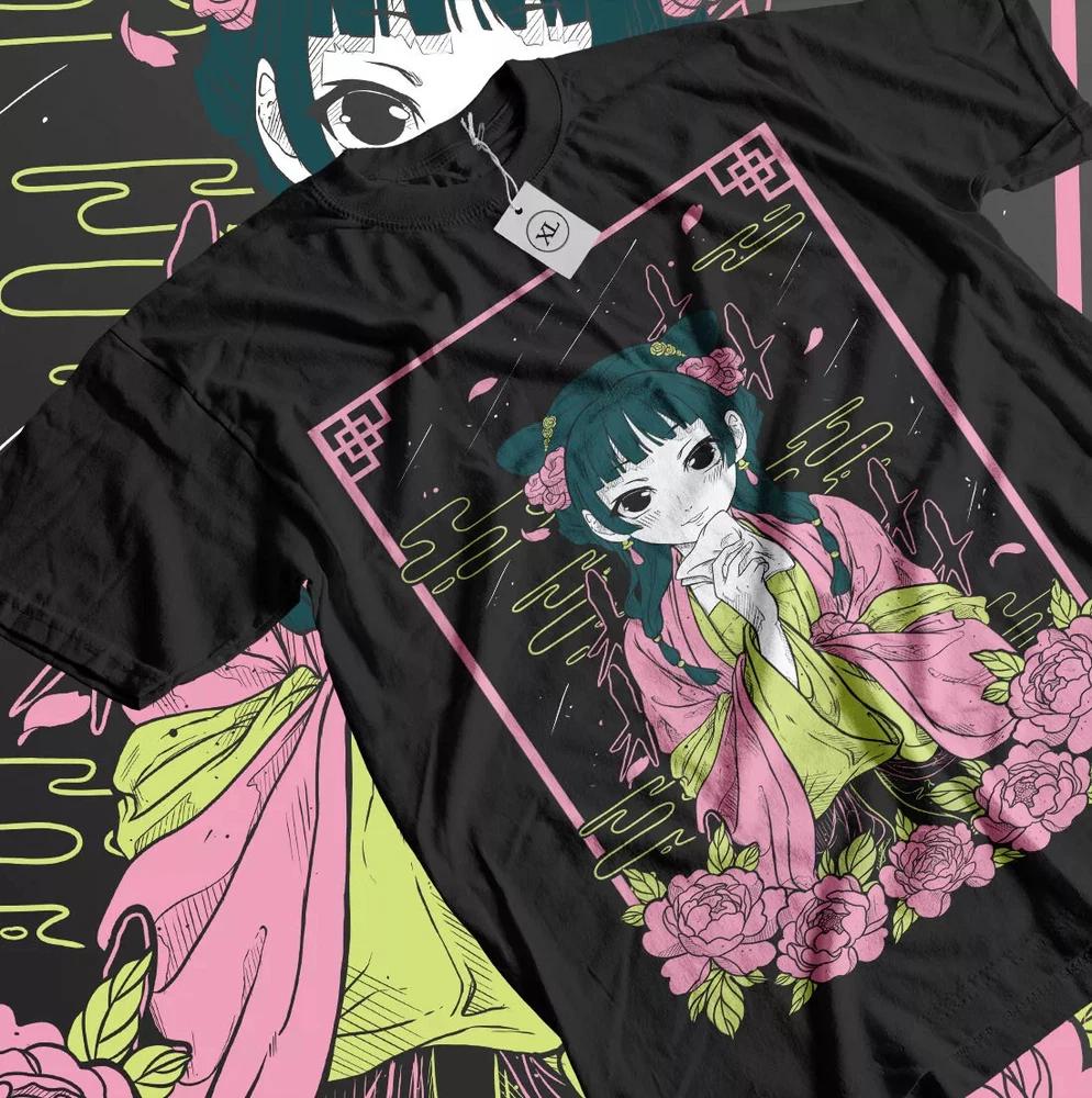 Kusuriya No Hitorigoto Maomao Tshirt Kawaii Short Sleeve Waifu Girl Gift Shirt S