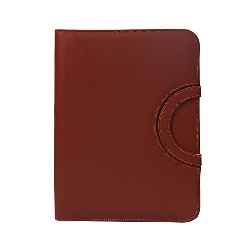 Multifunctional A4 Conference Folder Business Stationery Organizer Document Bag Leather Contract File Folders Office Supplies