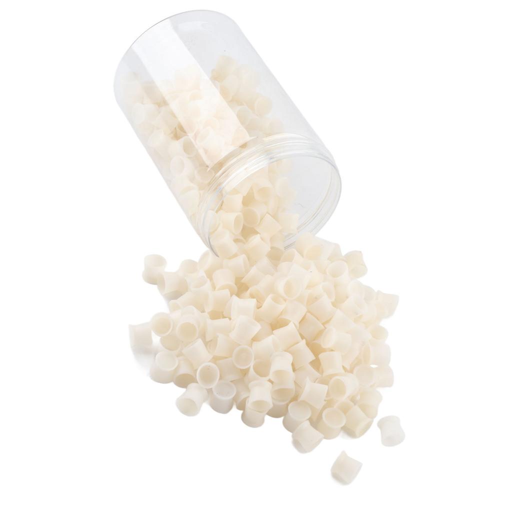 300pcs Tattoo Ink Pigment Cup Disposable Silicone Eyebrow Lip Eyes Tattoo Pigment CupWhite