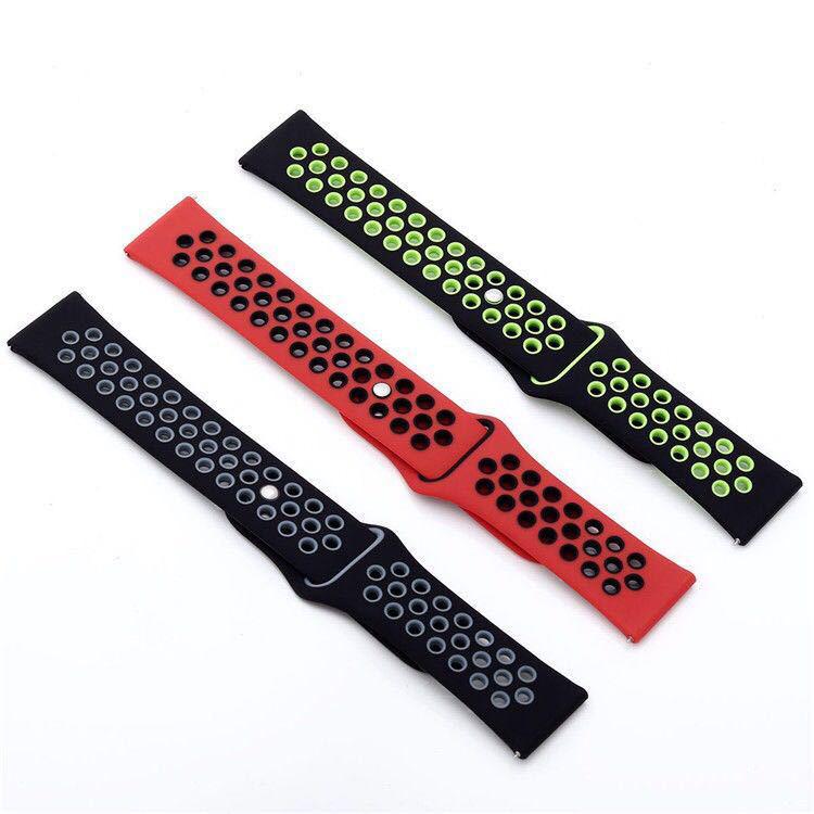 Compatible Silicone Watch Strap for Huawei GT5/4/3/2 46mm/Pro and Samsung/Honor 22/20 Models