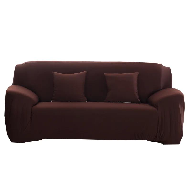 Thick Elastic Sofa Cover Solid Color Slipcover Furniture Protector for Bedroom Office Living Room Home Decor Sofa Cushions