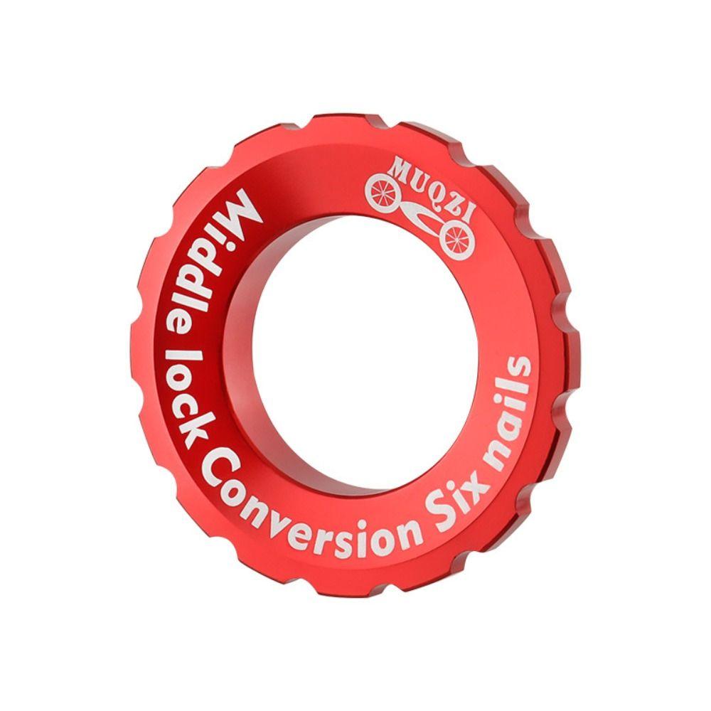 Parts Middle Lock Cover Bicycle Center Lock Cap Bike Flywheel Lock Cover Bike Center Lock Cover red-A
