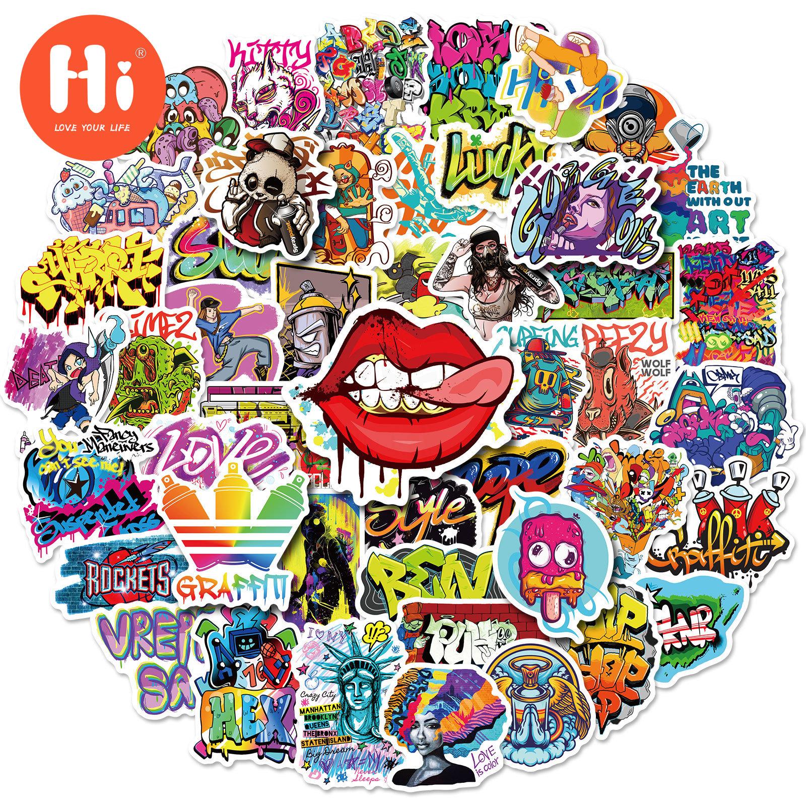 

50 шт. новые наклейки, милые наклейки для ноутбука, наклейки для мобильных телефонов