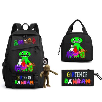 2023 New Game GARTEN OF BANBAN Class Kindergarten School Bag Pencil Bag Shoulder Bag Three-piece Double