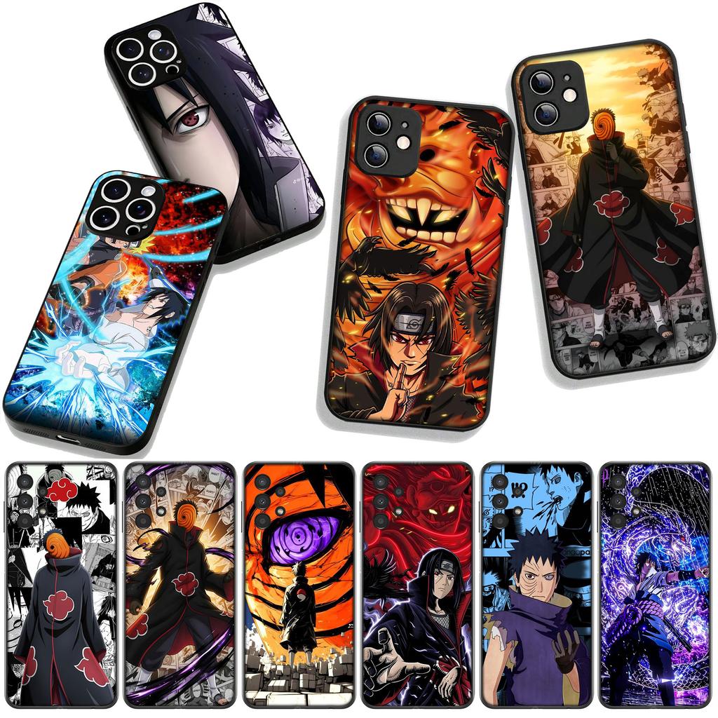 Itachi Tobi Narutos Obito Uchiha Sasuke for Motorola G54 G05 G24 G55 G75 G85 G15 G57 G86 Power Edge 50 30 Fusion neo Pro Case