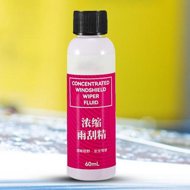 Window Washer Fluid Gum Remover for Car Windshield Washer Fluid Concentrate 60ml All-Season No Streak Car Cleaner for Window