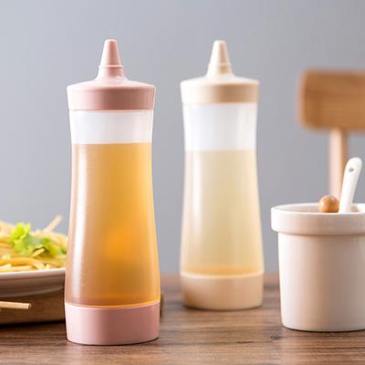 1Pcs 350Ml Squeeze Bottle Food Safe PP Pe Plastic Condiment Dispenser for Honey Bbq Sauce Maple Syrup Mustard Hot Sauce Reusable