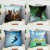 SStraume Flow Pillow Case For Car Sofa Decorative Home Doublesided Print Plush Square Throw Pillow Cushion Cover
