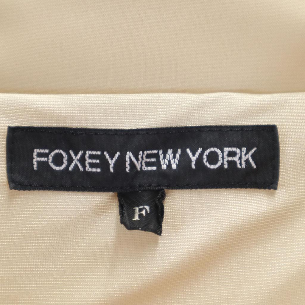 FOXEY NEW YORK made in Japan down coat free beige 2WAY Women Used