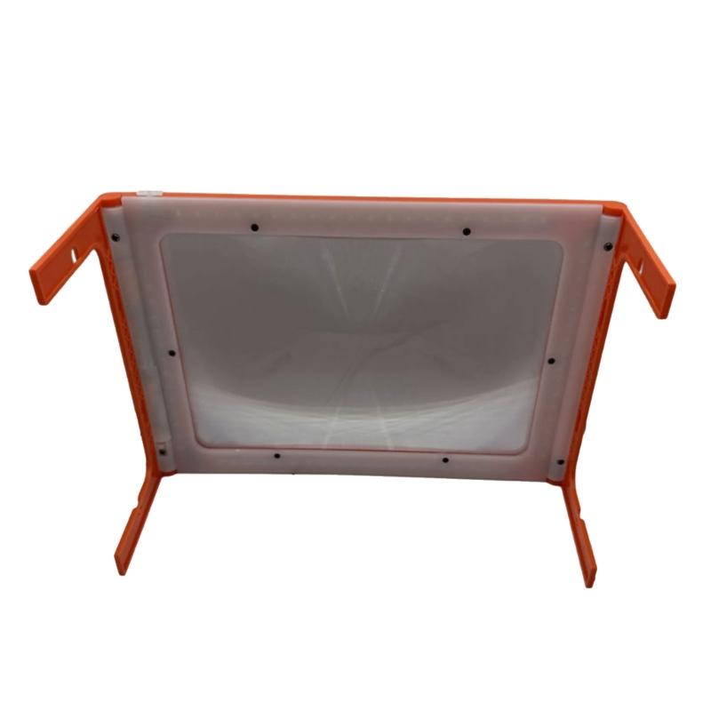 Thin Lens Desk Magnifier With Double Light Mode Foldable Full Page Magnifying Glass For Crafts Reading Close Work