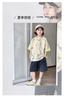 Boys' Short Sleeved T-shirt Set Summer Clothes 2026 New Children's Two-piece Set Summer Mid To Large Children's Short Sleeved Top Trend