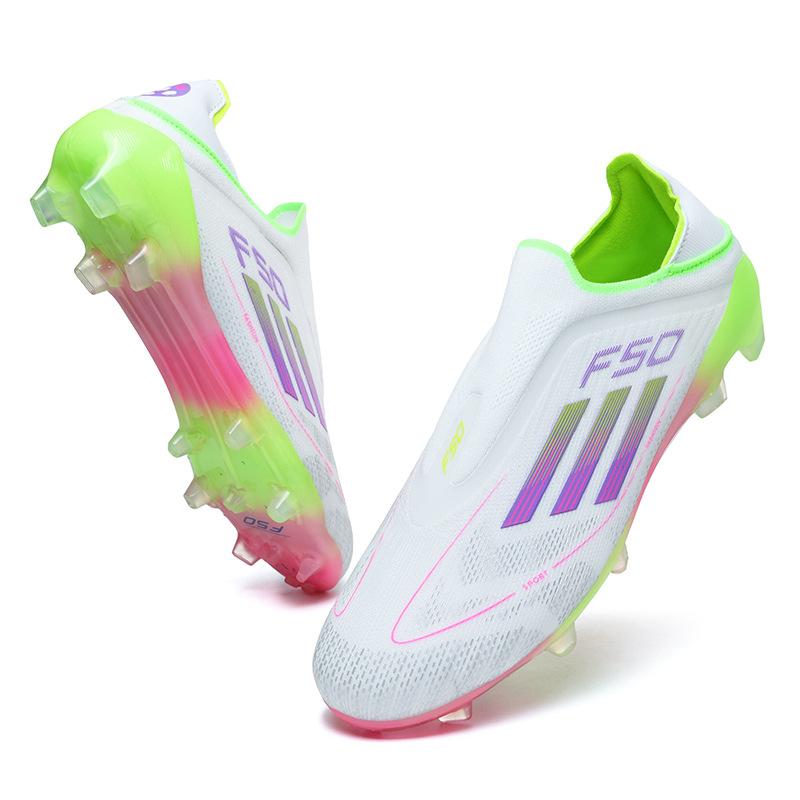 Chaussures de football pour adultes hommes et femmes Chaussures de football pour hommes à tige basse TF crampons courts AG crampons longs Chaussures de football pour l'entraînement en compétition
