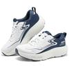 Skechers Go Run Max Road 6 Lightweight Comfortable Durable Low Top Training Running Shoes Men Sneaker White Blue 246078-WNV