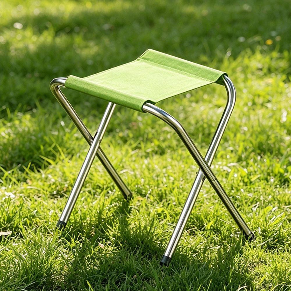 Ultraleichter Klapphocker Verschleißfester Tragbarer Outdoor-Stuhl Leicht zu Tragen Campinghocker Garten