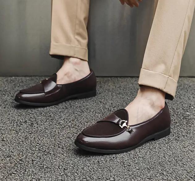 Fashion New Men's Brown Black Half Slippers Driving Shoes Male Suede Mixed Casual Mules Moccasins Breathable Loafers Zapatos Hombre