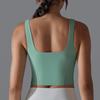 One Cup Tight Height Elastic Solid Color Sports Underwear Vest Running Fitness Yoga Wear Bra