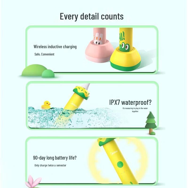 Midea YE1 Electric Toothbrush CN plug (adapter included)