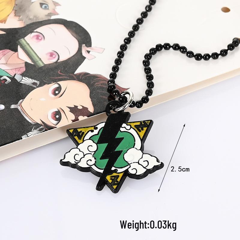 Demon Slayer Tanjiro, Sabito & Makomo Masks Keychain, Rabbit Necklace, Muzan