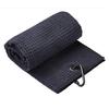 Golf Towel Waffle Pattern Hook Featured Quick Dry Soft Microfiber Fitness Gym Towels Sporting Goods