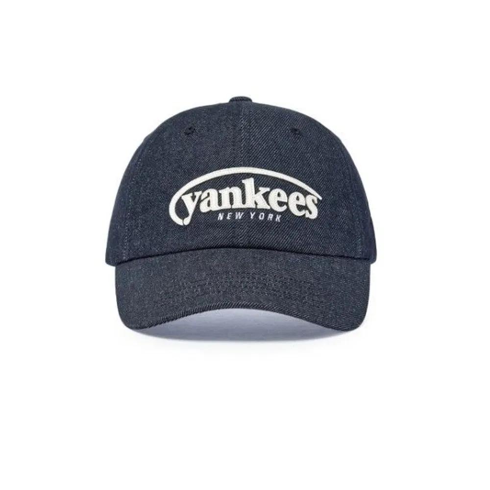 Vintage Denim Curve Logo Unstructured Ball Cap [3ACPV196N-50INS]