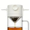 1PC Reusable Gifts Ear Hook Easy Pour Design Coffee Filter Portable With Foldable Dripper Office Stainless Steel Home