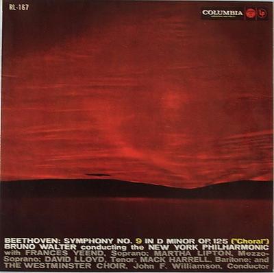 LP Record BEETHOVEN.NEW YORK PHILHARMONIC, BR - Symphony No. 9 In D Minor, Op. 125  RL167 COLUMBIA MASTER 1960 Japan Classical Used