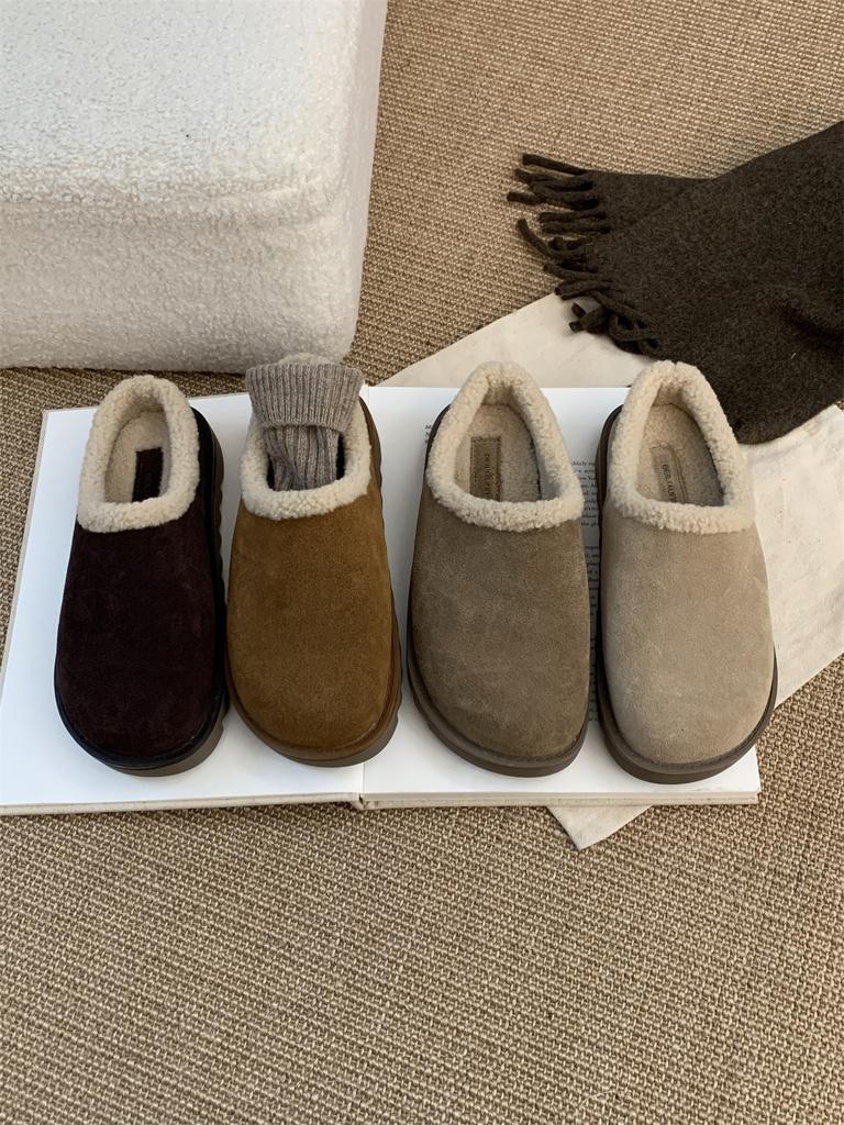 Mode Gående Mysig Vardaglig Stängd Tå Halvtoffla Loafers Kvinna Mode Slingback Slip On Mule För Kvinnor Platå Ny 2025 Komfort