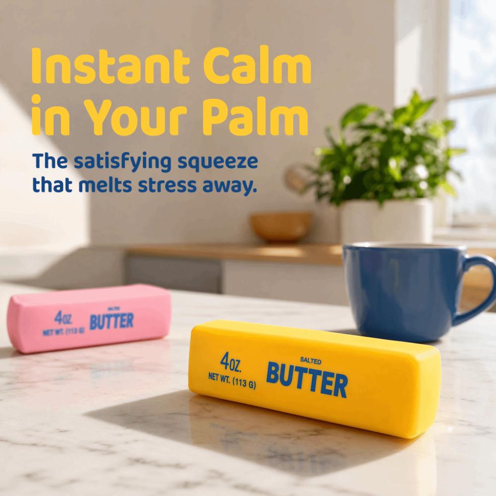Super Soft Butter Stick Squeezing Toy Kneading Realistic Butter Sticks Home Decoration