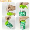 4PCS Reusable Soft Drink Can Lid, Four Colors, Can Be Used for Beverages, Juices and Soft Drinks, and Comes with a Straw
