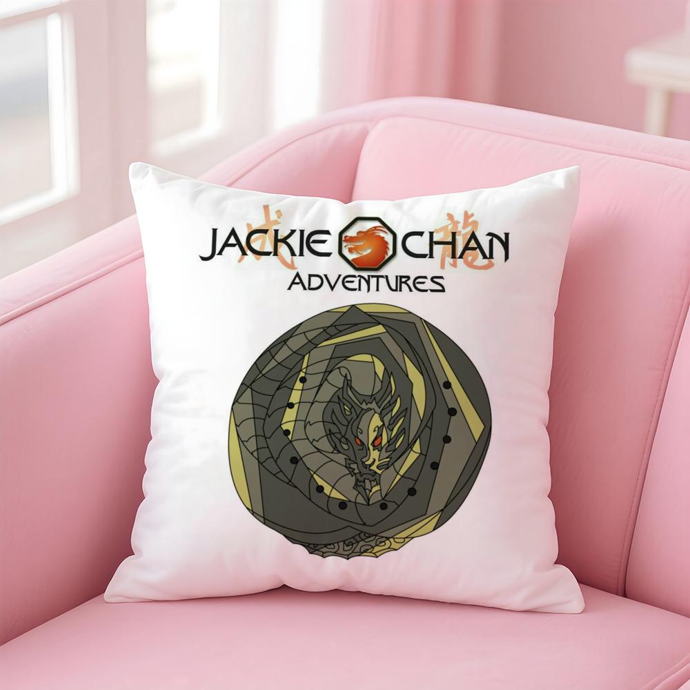 

Anime J-Jackie Chan AdventuresS Cushion Cover Comfortable Reversible Pillow Cover Ideal for Car Sofa Bedroom & Beyond 12x12Inch