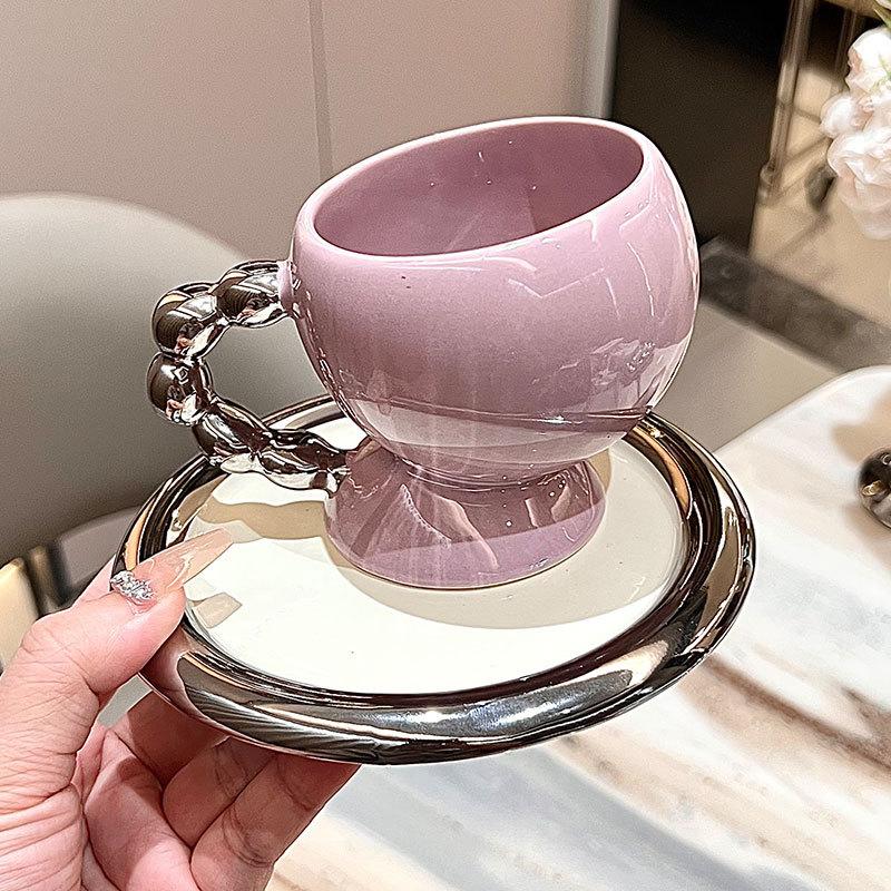 

Creative Ceramic Coffee Cup Set High Beauty European Morandi Set Combination 160ml