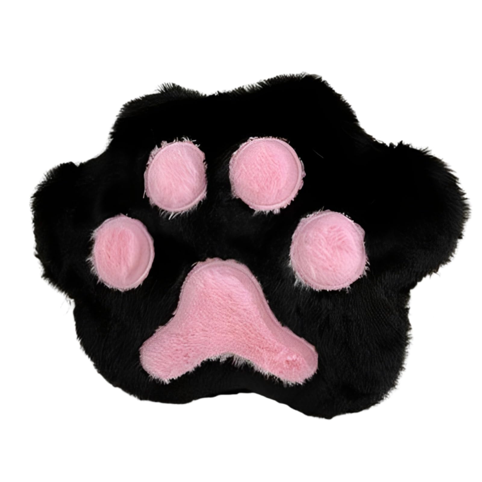 

APOSITV Пушистая Сумка-Почтальонка с Отпечатком Лапы, Сумка Через Плечо, Косметичка, Держатель для Мелких Предметов, Сумка на Плечо для Смартфона, Женская (черный)