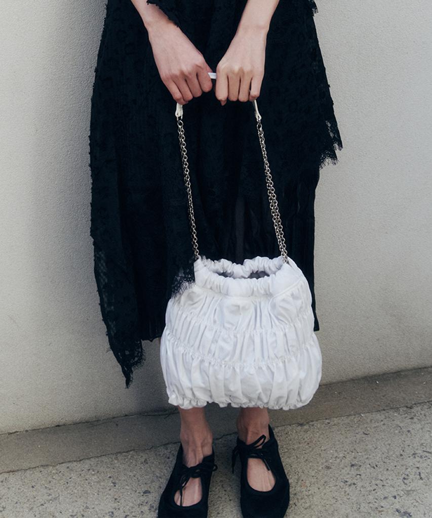 Yahnsisi Fairy Chain Bag - White