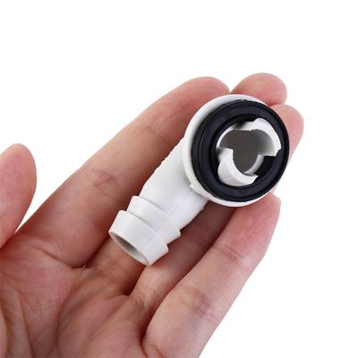 Sturdy with Rubber Ring Drain Pipe Connector Elbow Fitting Drain Hose Connector Air Conditioning Drainage Tool