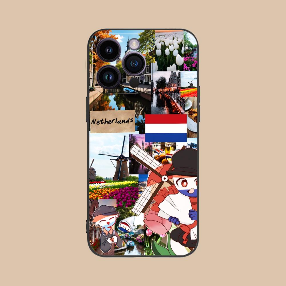 

Netherland Dutch Flag Printed Phone Case for iPhone 17 16 15 14 13 12 11 X XR XS 8 7 Air Pro Max Plus Mini Soft TPU Shockproof iPhone 7 Plus