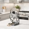 Space Saving Double Layers Pot Lid Rack No Drill Pot Cover Shelf Pot Lid Organizer  Kitchen