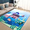 3D Moje světová stavební hra Kreslený koberec pro obývací pokoj Ložnici Domácí dekorace pohovky, Dětská hrací protiskluzová podložka na podlahu