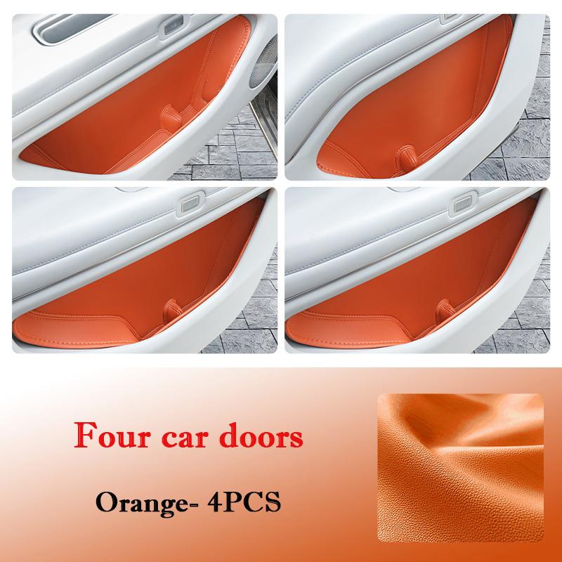 For Huawei Aito M5 M7 M9 2026 2026 Car Door Slot Storage Box Leather Protective Pad Cover WaterProof Barrel Interior Accessories