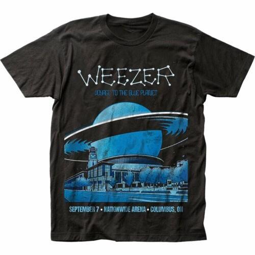 Weezer Voyage To The Blue Planet Концерт 2024 Унисекс S-5XL HH04041 Унисекс Футболка S