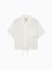 HANGTEN Women'S Seersucker String Short Sleeve Shirt_002(10570-120-404-68)