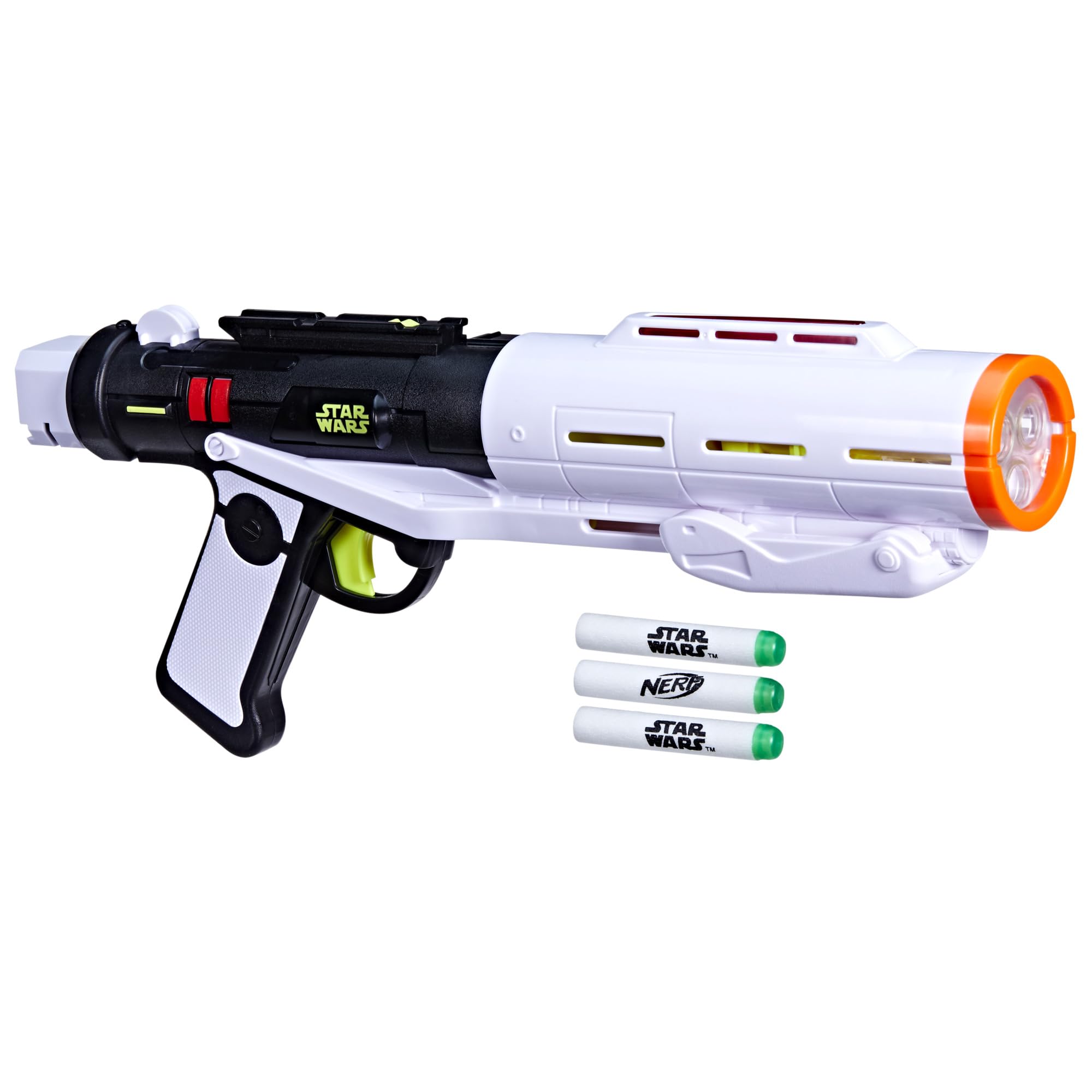 Hasbro Звездные Войны Nerf Glowstrike Штурмовик Triplestrike Световой 3 Glowstrike Мальчики Девочки Возраст G0762 Бластер, и Звук, Снаряды, и Игрушка, 8+, (аутентичный