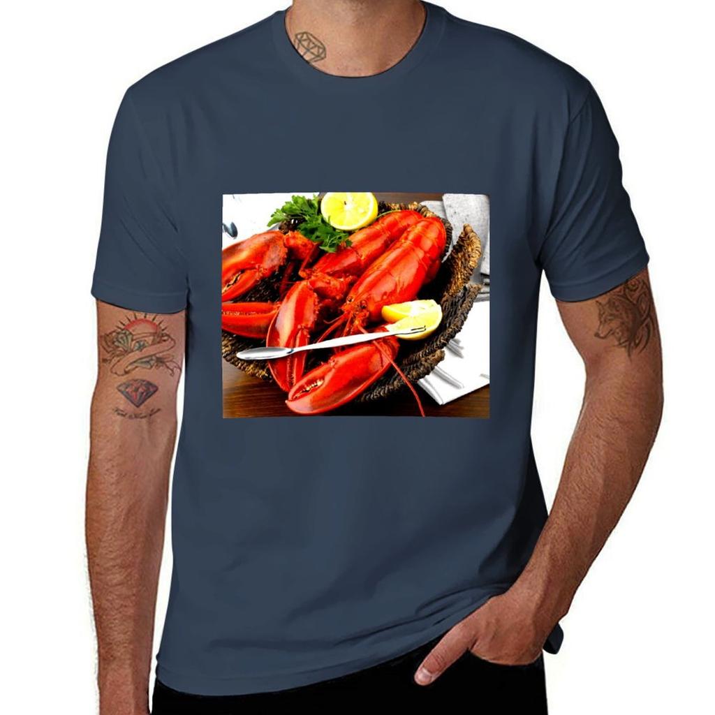 lobster photo with high resolution quality TShirt Sports Casual Breathable Tee Shirt