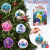 Animal Christmas Advent Calendar with 2D Hanging Ornaments